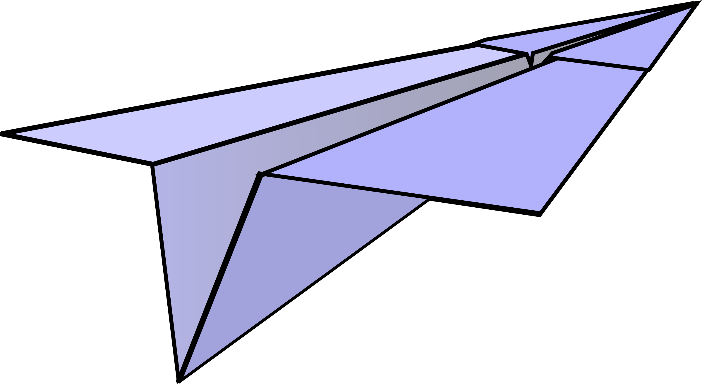 2399x1313 Paper Airplane Clipart