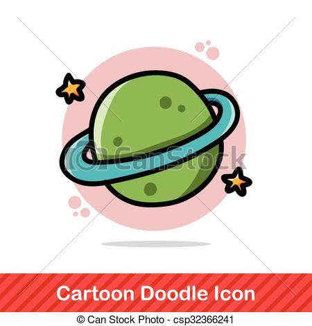 450x470 Planet Doodle Eps Vector