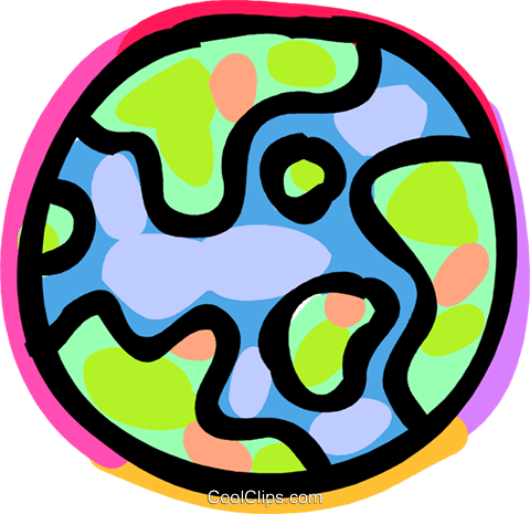 480x465 Planet Earth Royalty Free Vector Clip Art Illustration Vc037573