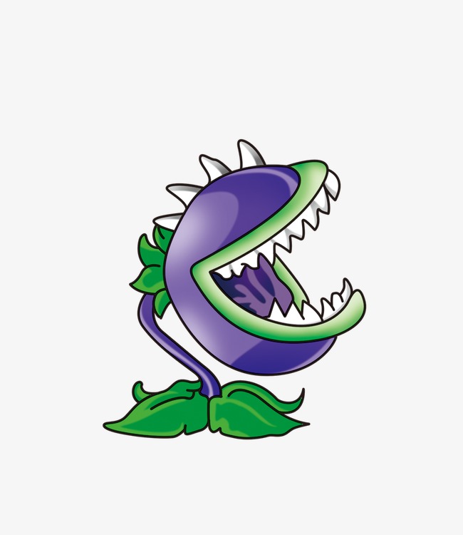 650x750 Piranha, Plants Vs. Zombies, Chewed Png Image And Clipart For Free