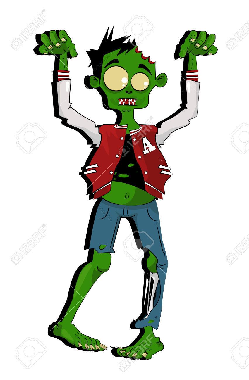 851x1300 Zombie Clipart Football