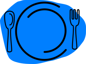 297x219 Blue Plate Special Clip Art