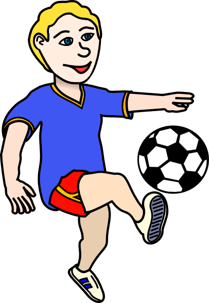 414x600 Soccer Player Clip Art Clipart Panda