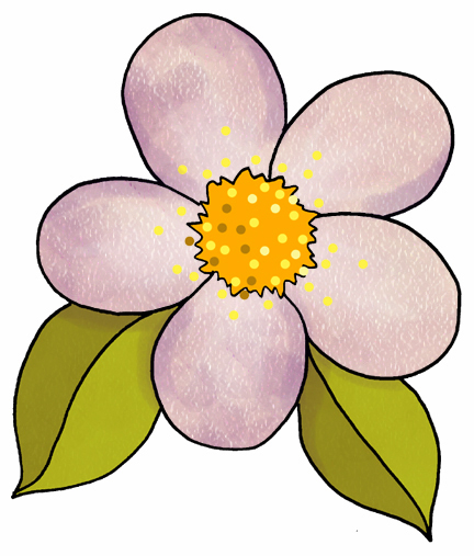 432x507 Flower Clip Art