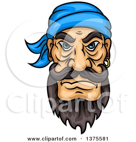 450x470 White Beard Clip Art