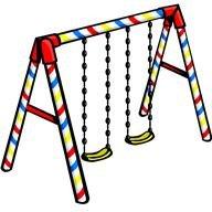 192x192 Playground Swings Clipart