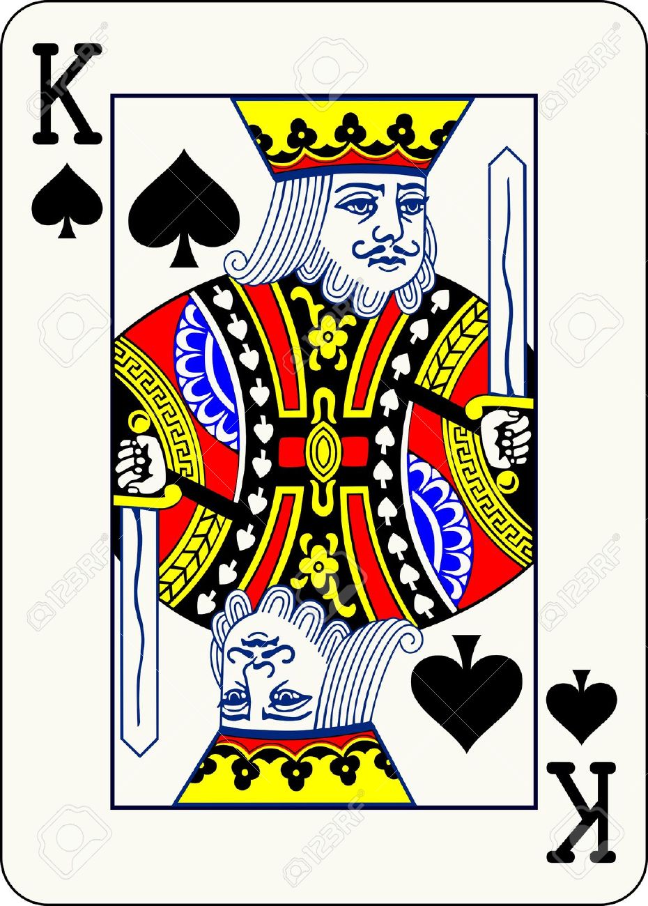 930x1300 Individual Playing Cards Clipart