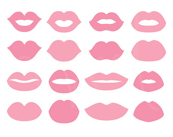 340x270 Kiss Clip Art Etsy