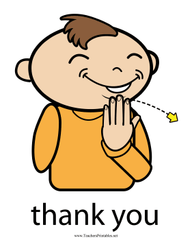 281x363 Thank You Sign Language Clip Art 101 Clip Art