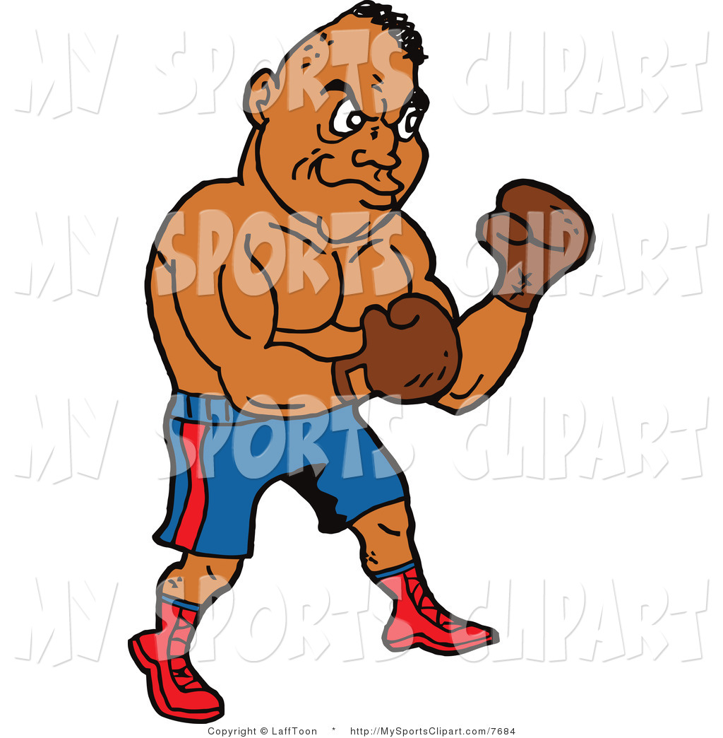1024x1044 Sports Clip Art Of A Strong Male Boxer By Lafftoon