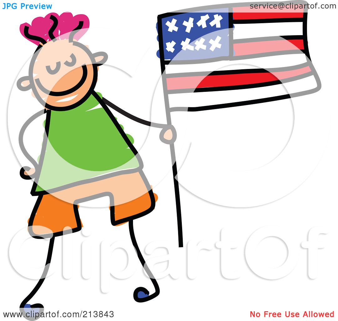 1080x1024 American Flag Clipart Little