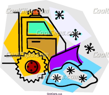 375x325 Truck With Plow Clipart