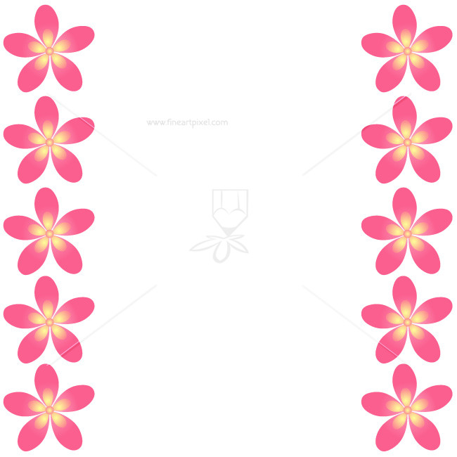 650x650 Plumeria Flower Border Free Vectors, Illustrations, Graphics