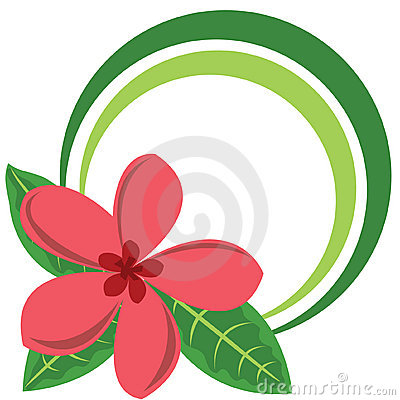 400x400 Plumeria Flower Clip Art