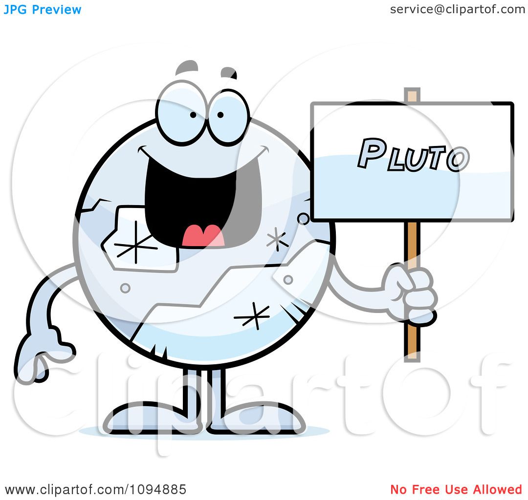 1080x1024 Clipart Pluto Holding A Sign