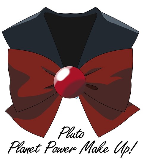 495x550 Sailor Pluto Bow And Collar Posters By Corzamoon Redbubble
