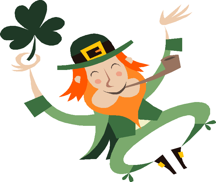 735x619 Dancing Leprechaun Clipart