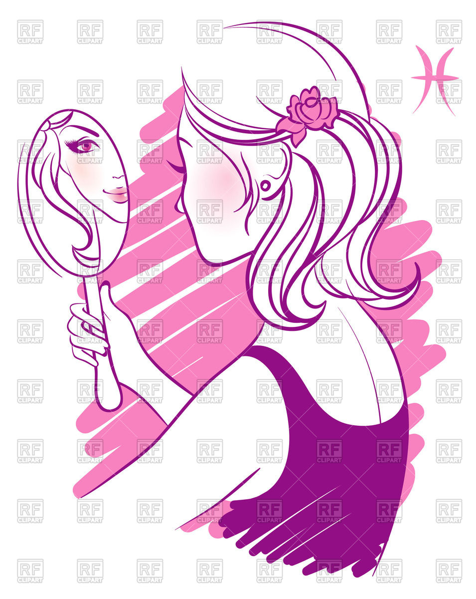 955x1200 Woman With Pocket Mirror In Hand Examines Own Reflection Royalty