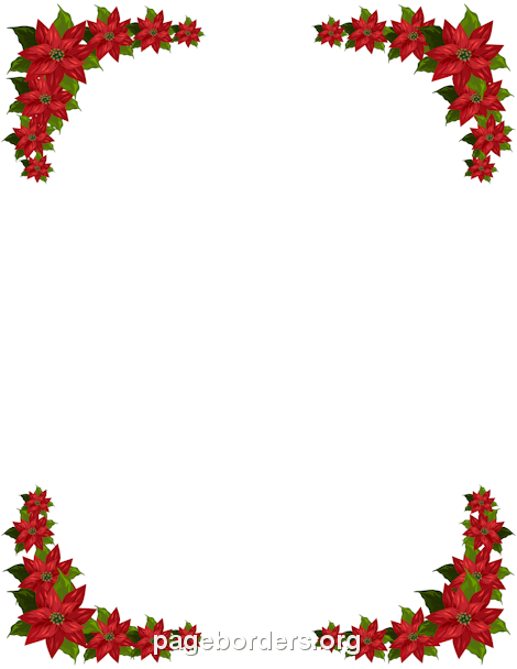 470x608 Collection Of Poinsettia Clipart Border High Quality, Free