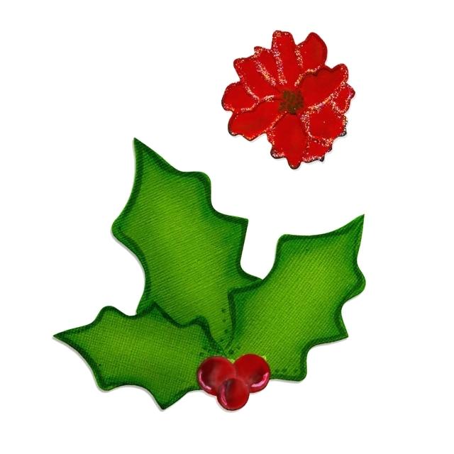 640x640 Poinsettia Clipart Border