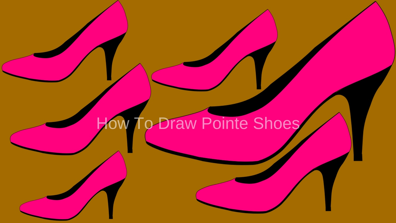 1280x720 How To Draw Pointe Shoes Easy Ballerina Shoes Free Download Clip