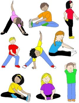 268x350 Kids In Action Stretches And Warm Ups Clip Art 18 Pngs