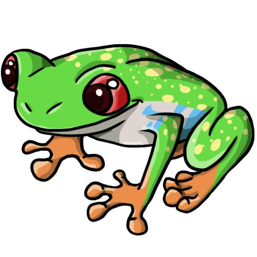 500x500 Free Frog Clip Art Drawings Andlorful Images Kids Stories