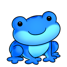 220x220 Blue Froggu Fluffs Animals Frogs, Clip Art And Rock
