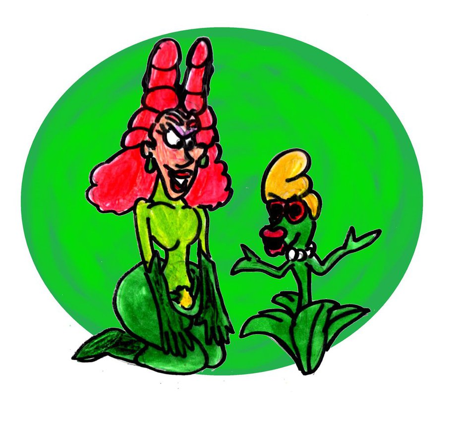 918x871 Poison Ivy And The Rumor Weed By Sonicclone