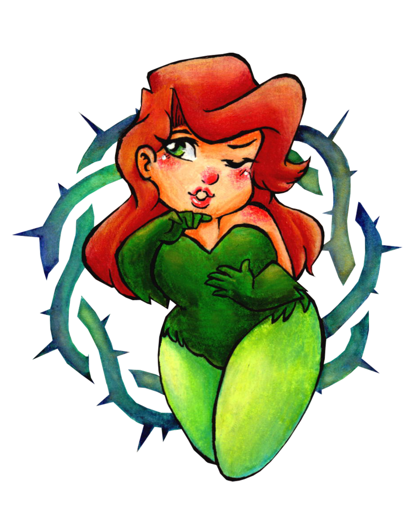 808x988 Poison Ivy By Inya Spring