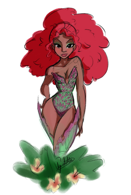 436x649 Poison Ivy Concept By Vynndetta