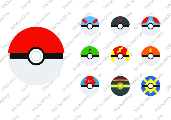 570x399 Pokemon Ball Svg
