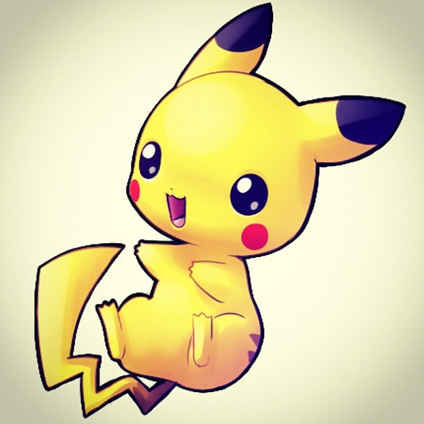 612x612 Anime Clipart Pikachu