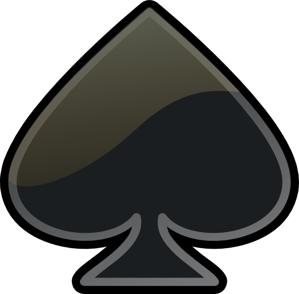 600x590 Poker Clipart Spades
