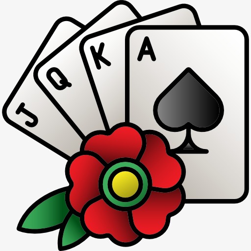512x512 Playing Cards Clipart Playing Cards And Flowers Flowers Poker Play