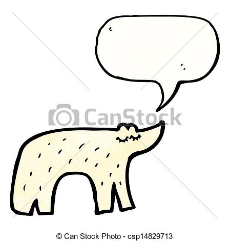449x470 Cute Polar Bear Cartoon Vector Clip Art