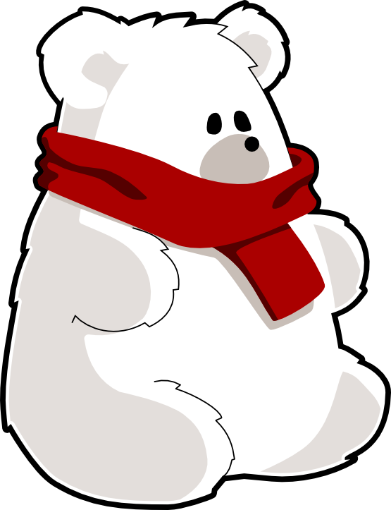 555x723 Free White Teddy Bear Clip Art Clipart Panda