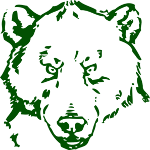 297x297 Green Polar Bear Clip Art