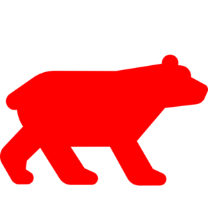 300x297 Bear Clipart Red