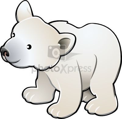 400x390 Polar Bear Clip Art Clip Art Polar Bear Clip Art Stock Vector