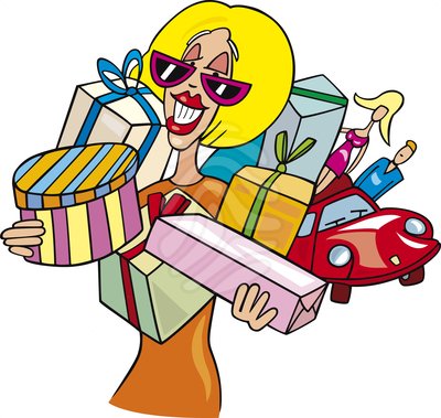 400x379 Clip Art Shopping Healthy Clipart