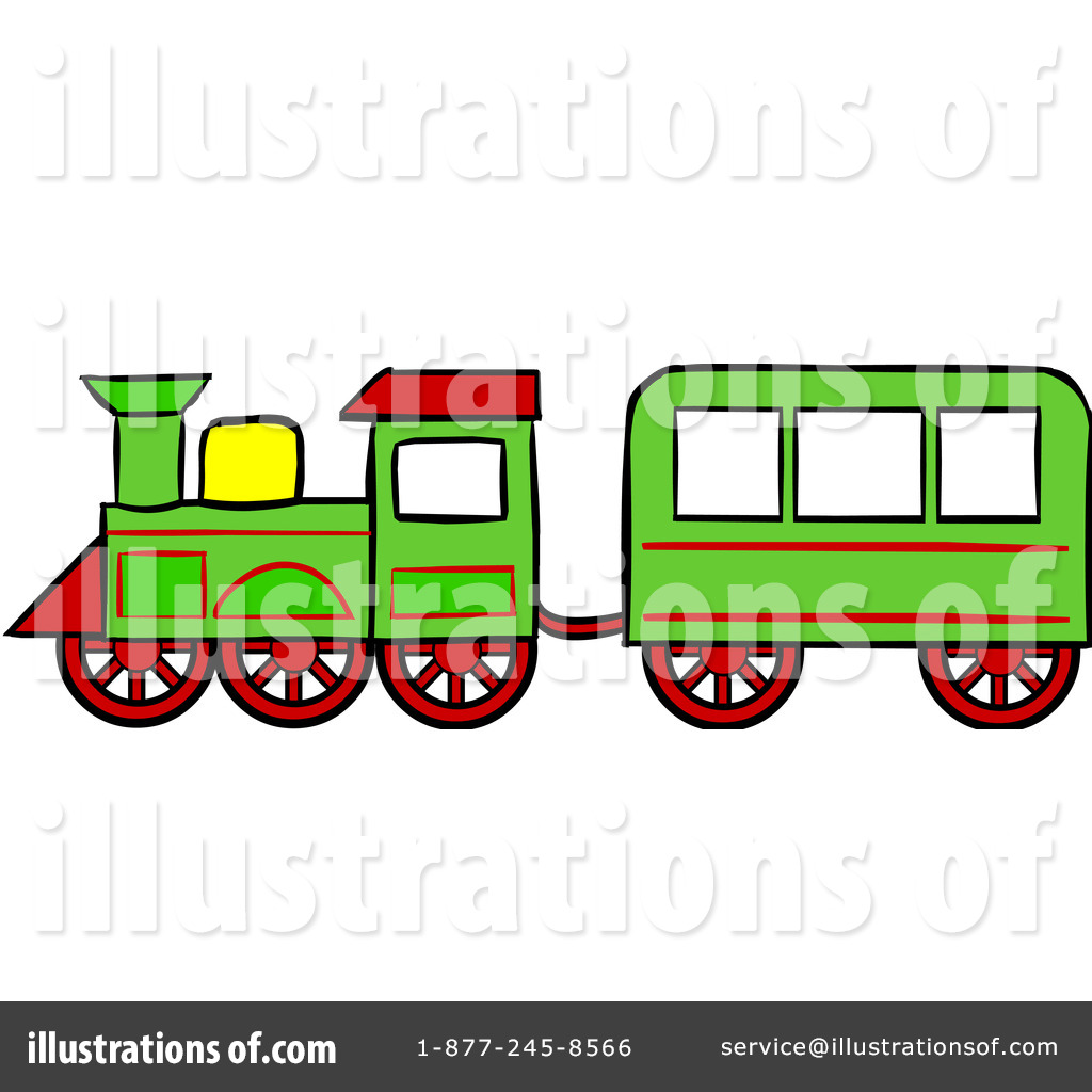 1024x1024 Railroad Clipart Green Train