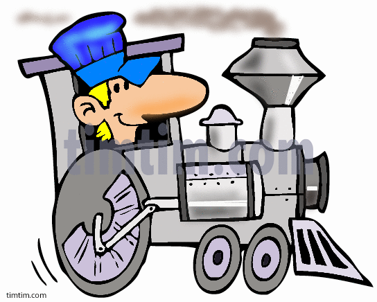 544x436 Steam Powered Train Drawing
