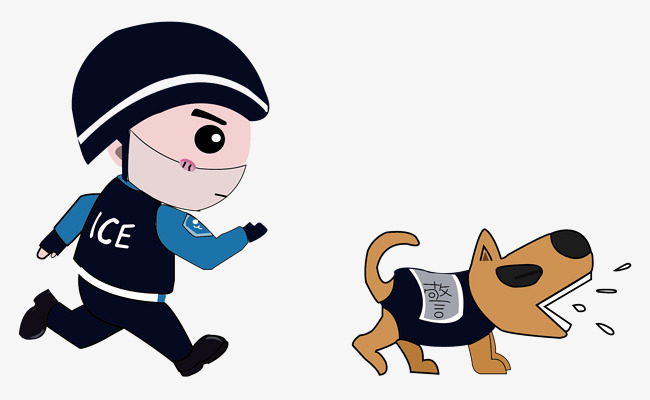 650x400 Q Version Of Special Police And Police Dogs, Police Dog, Special