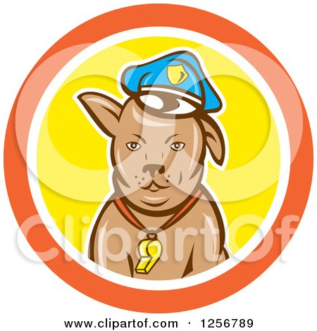 450x470 Royalty Free (Rf) Police Dog Clipart, Illustrations, Vector