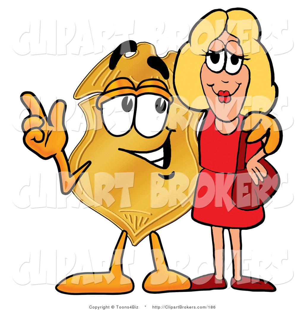 1024x1044 Clip Art Cartoon Of A Police Badge Mascot Cartoon Character