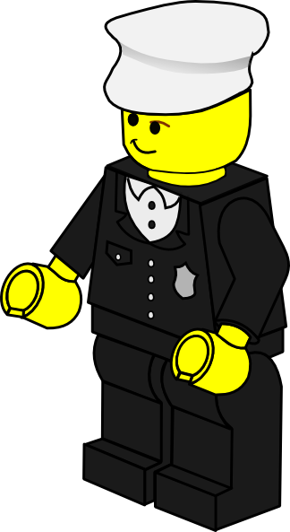 324x593 Lego Town Policeman Clip Art