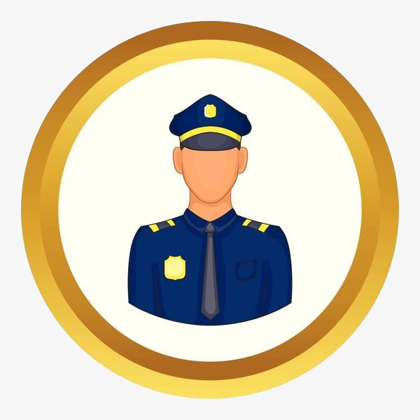 600x600 Police Hat Icon, Icon, Yellow, Ring Png Image And Clipart For Free