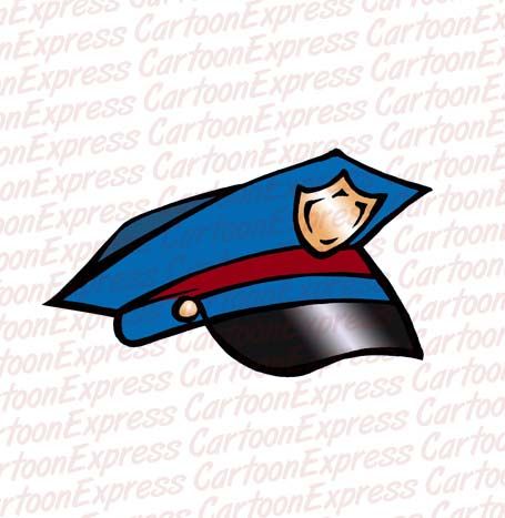 455x467 Cartoon Police Hat Free Download Clip Art