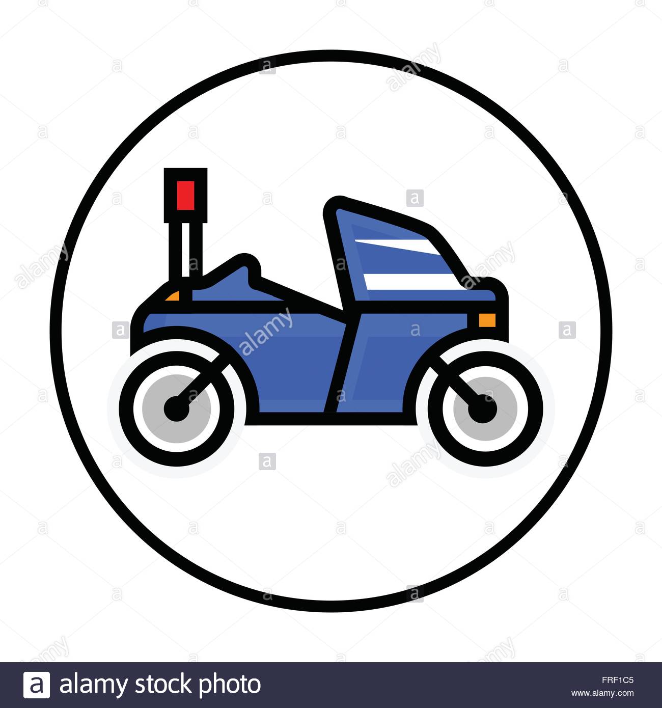1300x1390 Police Motorcycle Stock Vector Images